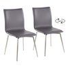 Lumisource Mason Upholstered Chair - Set of 2 PR CH-MSNUPSWV SSGY2